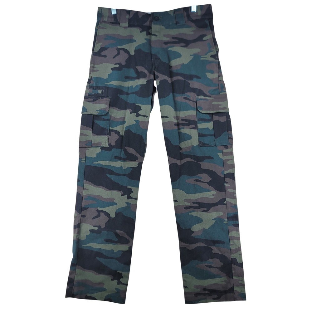 Dickies Cargo Pants Mens 32x32 (Fits 32x32) Camo Flex Regular Straight